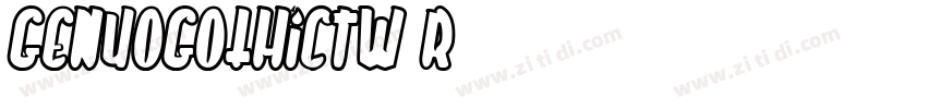 GenYoGothicTW R字体转换